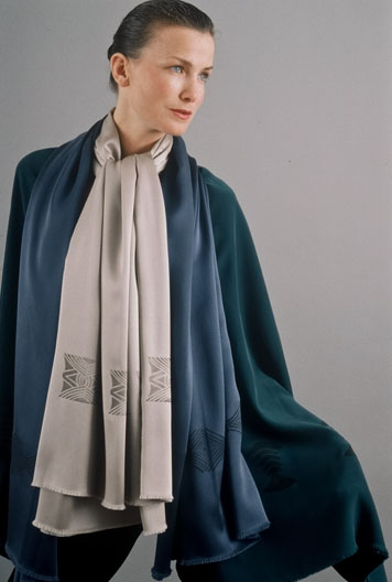 silk scarves by Ewa Kielczewska