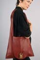 red leather handbag by Ewa Kielczewska 